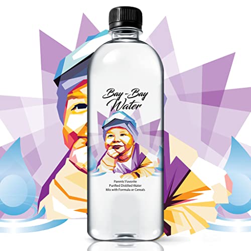 Bay Bay Water Purified Distilled Water for Babies 16.9 oz. Use