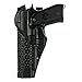 BLACKHAWK SERPA Level 3 Auto Lock Duty Basketweave Finish Holster, Size 00, Right Hand, (Glock 17/19/22/23/31/32 ), Black