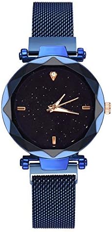 ZHMEI Ladies Watches Sale Clearance, Magnetic Attraction Wrist Watch Steel Strap Quartz Casual Watches Watches for Women for Friends and Family Smart Watch Wrist Watches