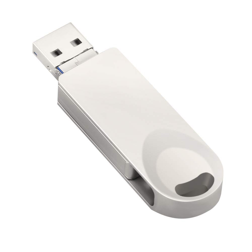 ERLIANG USB Flash Drive USB 3.0 uses a Metal Rotating USB Stick for iPhone/Android/USB/Google