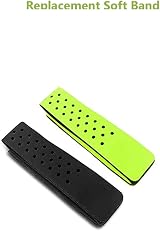lehua 2Pcs Replacement Armband Soft Strap for Heart Rate Monitor Black Green view 5