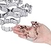 BAKHUK Christmas Cookie Cutters Set - 15pcs - Christmas Tree, Santa Claus, Christmas Stockings, Bells, etc, Exquisite Gift Box Packaging, Holidays Cookies Molds for Making Muffins, Biscuits