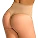 FIRSTLIKE Women Waist Cincher Girdle Tummy Slimmer Sexy Thong Panty Shapewear,Nude,XXL(Fit Waist 32.2