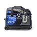 Pyramid Path Deluxe Double Roller with Oversized Accessory Pocket Bowling Bag (Royal Blue/Silver)