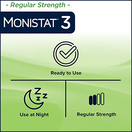 Monistat 3-Day Yeast Infection Treatment Pre-Filled Cream Applicators ...