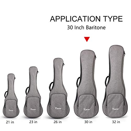 image for Kmise Gig Bag 30 inch Soft Carring Case for Guitarlele Baritone Ukulel