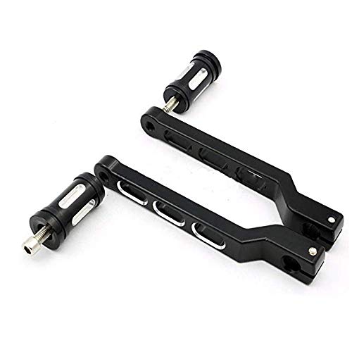 Golfire Motorcycle CNC Heel Toe Shift Levers w/Shifter Pegs Compatibility For Harley Touring Softail Trike