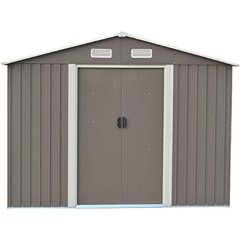 Amazon.com: Ainfox 10'X8' Storage Shed with Foundation Kit ... Amazon.com: Ainfox 10'X8' Storage Shed with Foundation Kit ...