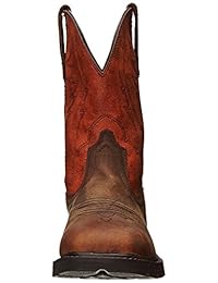 Ariat Groundbreaker botas de trabajo con punta cuadrada ancha de acero para hombre