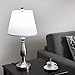 Tangkula 3 Pack Lamp Set, Vintage Style Metal Base Floor Lamp and Table Lamps Set for Home Living Room Bedroom, UL Certificate, 3-Piece Lamp Set, Nickel Finish (Nickel)