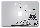 SHANCrafts Totoro Studio Ghibli Apple Macbook Decal Vinyl Sticker Apple Mac Air Pro Retina Laptop sticker