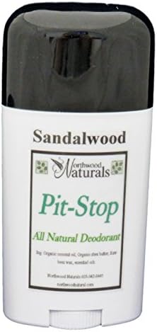 Sandalwood Scented Pit Stop Deordant Stick by Northwood Naturals 2 oz Stick …