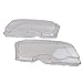 Halogen Headlight lens Cover shell for BMW E46 (2000-2003) M3 323ci 325ci 328ci 330ci 2-Door