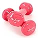 PROMIC 1lb to 20lb Hand Weights Deluxe Solid Vinyl Dumbbells with Non-Slip Grip for Hand Exercise