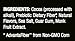 Diabetic Kitchen Gourmet Drinking Chocolate For A Decadent Hot Or Cold Drink That Is Sugar-Free, Low-Carb, Keto-Friendly, No Artificial Sweeteners or Sugar Alcohols (22 Servings)