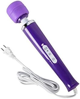 Rifrano 10-Speed Magic Wand Power Massager USB Rechargeable for Essential Vibrator (Purple)