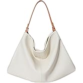 Covelin Minimalist Soft Leather Tote Bag Hobo Casual Shoulder Purse for Everyday Work