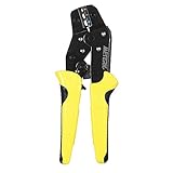 Wire Stripper and Crimping Tool Meterk 0.14-6mm² Adjustable Crimping Range With Carbon Steel + Alloy (Crimping Tool Wire Crimpers)