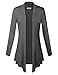 BIADANI Women Classic Open Front Lightweight Soft Drape Cardigan (S-3X)