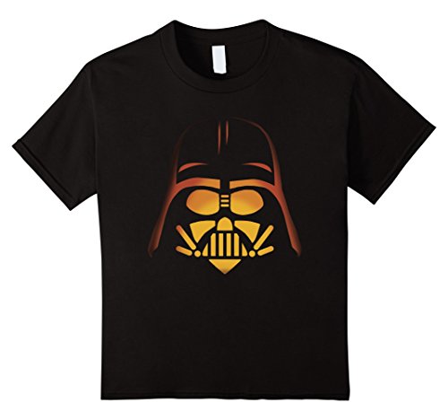 Kids Star Wars Darth Vader Pumpkin Carving Halloween T-Shirt 10 Black