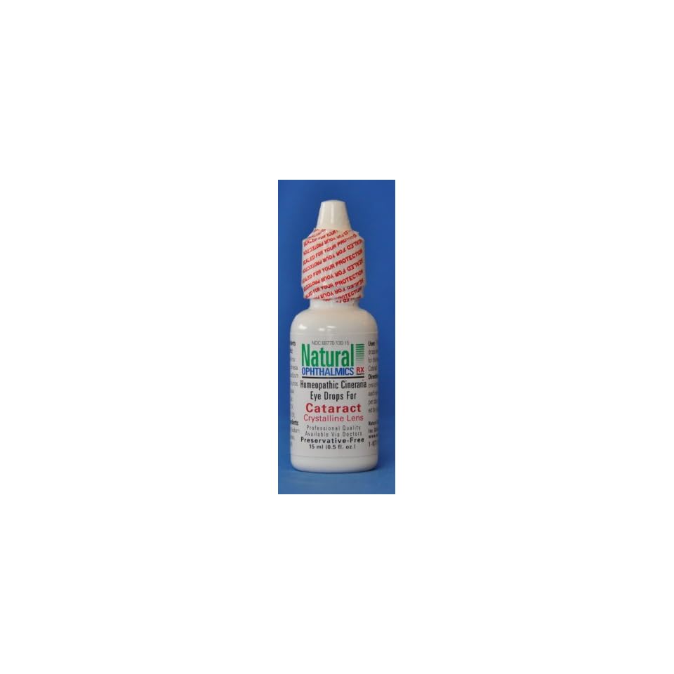 Natural Ophthalmics Cataract Eye Drops with Cineraria on PopScreen