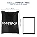 POPETPOP Universal Bird Cage Cover, Good Night Parrot Cage Cover for Birdcage Accessories, Washable&Breathable (Black, Large)