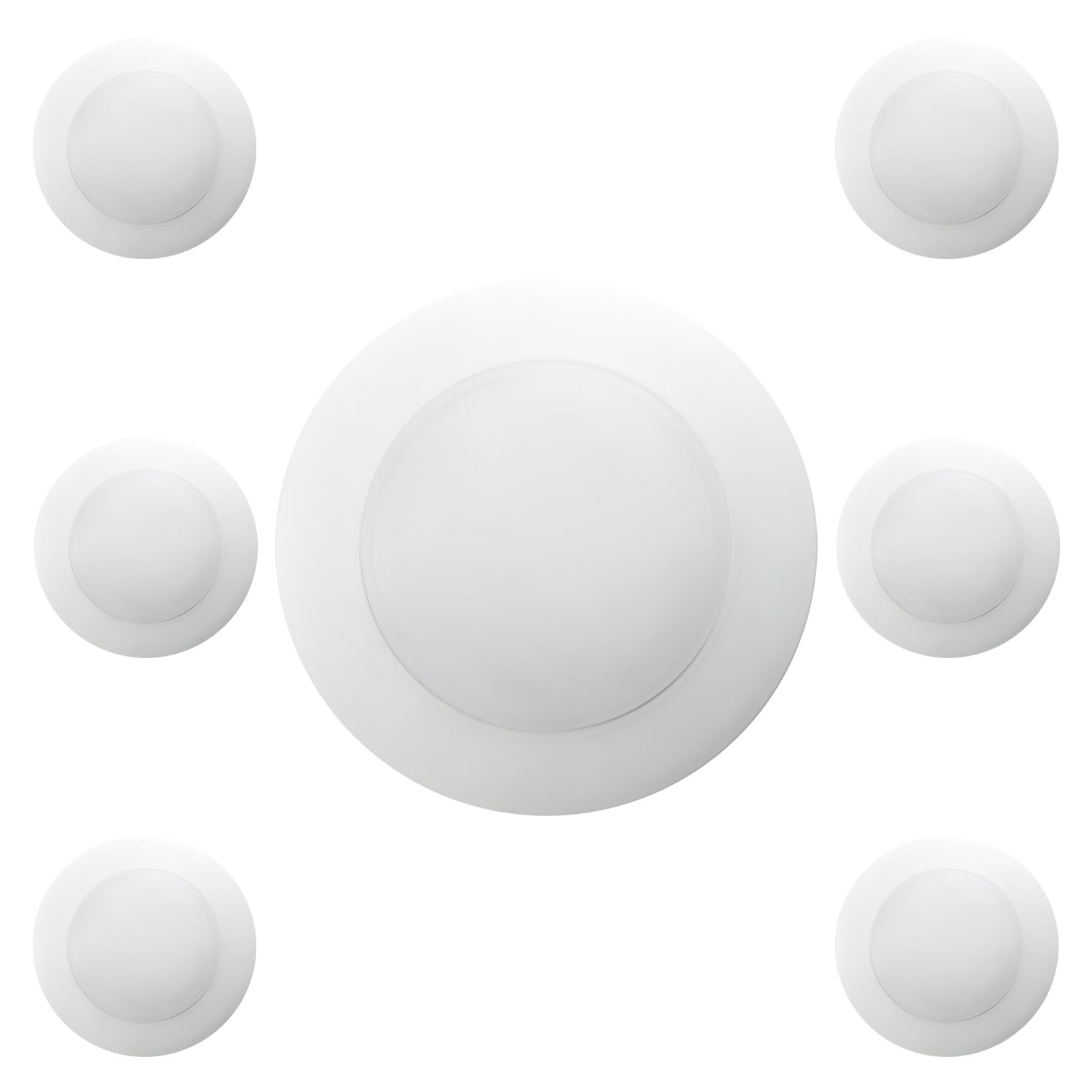 Photo 1 of ****STOCK PHOTO REFRENCE ONLY****GREENLUX 7.5" Surface Mount Led Disk Light Suit for 3" or 4" J-Box, 5CCT, CRI90, 1000lm, 11W, Low Profile Flush Mount Ceiling Light Fixture (6 Pack)