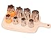 Vegetable Cutter Mold,Stainless Steel Mini Cookie Cutters Slicer,8 PCS