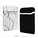 TOP CASE - 4 in 1 Bundle Deal Air 13-Inch Marble Pattern Hard Case, Keyboard Cover, Screen Protector and Sleeve Bag for MacBook Air 13