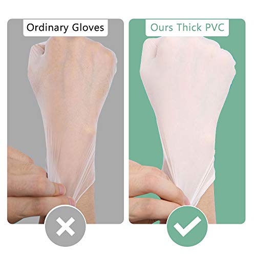 Disposable-Gloves-Squish-Clear-Vinyl-Gloves-Latex-Free-Powder-Free-Glove-Cleaning-Health-Gloves-for-Kitchen-Cooking-Cleaning-Food-Handling-100PCSBox-SShip-from-USA