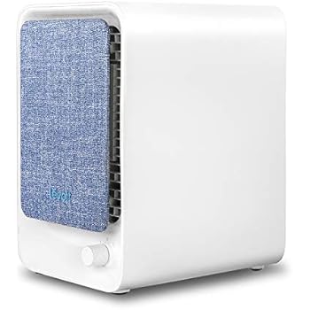 LEVOIT Purifier with True HEPA Filter, Home Air Cleaner for Allergies and Pets, Desktop Odor Eliminator for Smokers, Smoke, Mold, Dust, Pollen, 3 Stage Filtration, US-120V, Blue