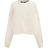 Pro Standard NBA womens Womens Nba Golden State Warriors Neutrals Player Brushed Back French Terry Crewneck Sweatshirt