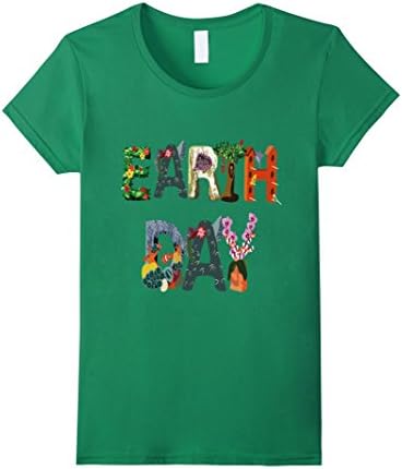 Womens National Earth Day T-Shirt - Earth Day April 22 Medium Kelly Green