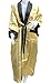 Chinese Bath Robe with Really Big Dragon in Both Side Gold and Black