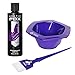 Arctic Fox Bundle with Tint Brush and Bowl, 100% Vegan Semi Permanent Hair Color Dye, 4 Oz or 8 Oz (8oz, Violet Dream)