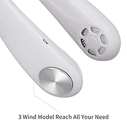 Leafless USB Hanging Neck Fans Portable Rechargable