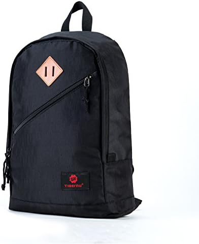 Uoobag School Backpack for Boys Teens Bookbag Casual Travel Outdoor Bag Black