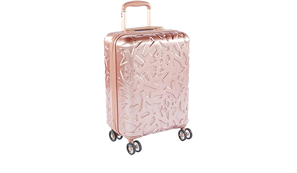 dkny suitcase rose gold