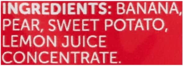 BEECH-NUT FRUITIES STAGE 2 BABY FOOD, BANANA PEAR & SWEET POTATO, 3.5 OZ POUCH