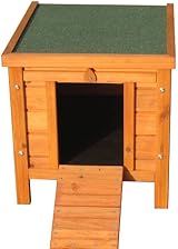 BUNNY BUSINESS Hide House Rabbit Guinea Pig Cat 50x42x43cm Red view 3