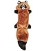 ZippyPaws Zingy Racoon - Dog Toys no Stuffing, Squeaky Plush Dog Toy for Small & Medium Dogs, Interactive Puppy & Dog Chew Toys Without Stuffing for Boredom