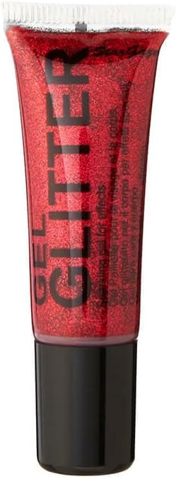 Stargazer Gel Glitter Red Face Body Fine Nib Applicator Sparkle Makeup