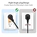 Power Strip - 6-Outlet Surge Protector with 5 USB Ports Fast Charging (4.8A), 6Ft Long Extension Cord Flat Plug Wall Mountable, 1700 Joules for iPhone iPad Home Dorm Office Laptop Computer
