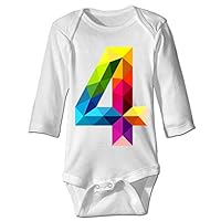 Imiss Colorful Geometric Baby Bodysuit One Piece Soft