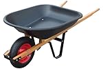 United General WH89679 Poly Tray Wheelbarrow, 4 Cubic-Feet