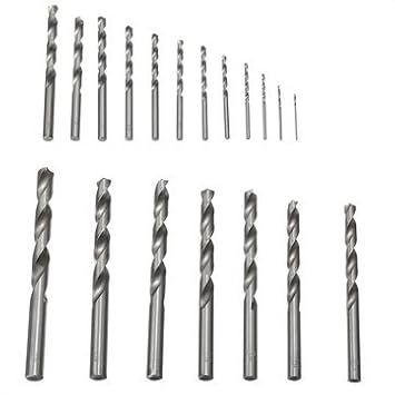 Generic 13Pcs 1.5-6.5Mm / Hss Twist Drill Bit Set With Case Woodworking Hole Saw Drill Bits