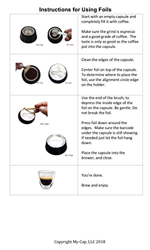 My-Cap Foils to Reuse Capsules for Nespresso VertuoLine Brewers