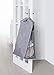 STORAGE MANIAC 2-Pack Hanging Laundry Hamper, Front See-Through Mesh Bag, Slim Basket, Double Hanging Closet Hamper, Narrow Organizer, Grey