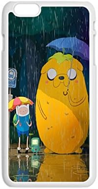 Adventure Time Jack And Finn Under The Rain for iPhone 6/6s White case