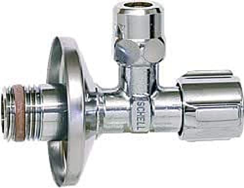 Schell A00060 Angle Valve DN 15 Self-Sealing Set of 4, (1/2 Inch)
